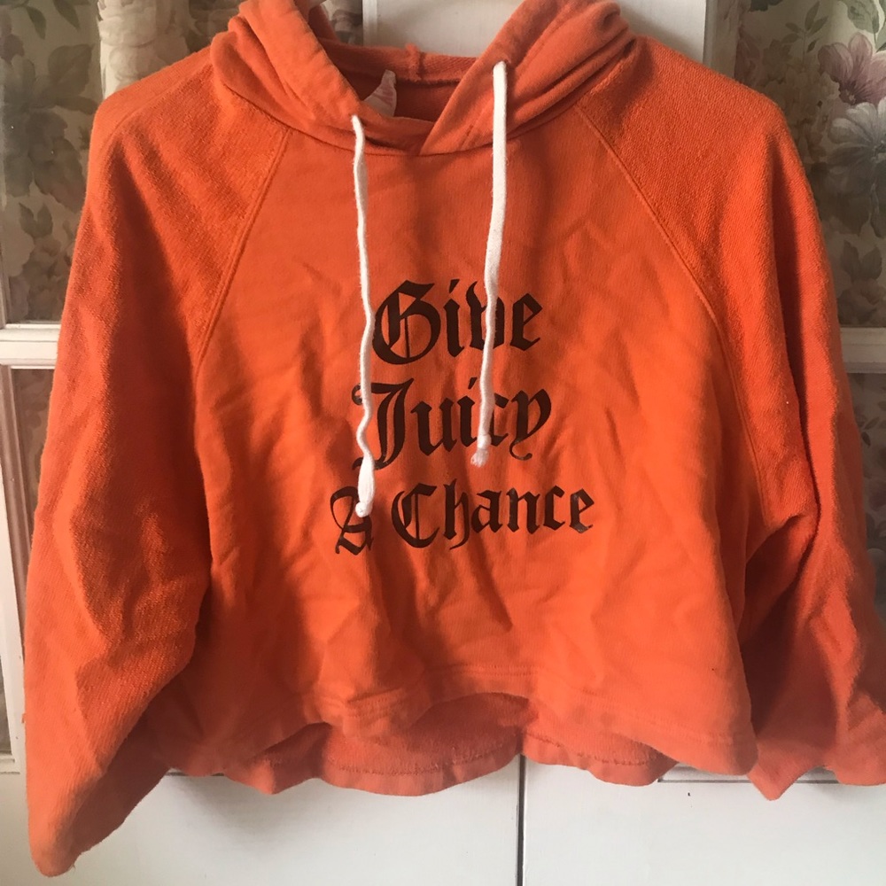 Juicy couture sweater crop top